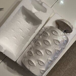 Jonathan Adler Muse Eyes Cookie Jar Matte Porcelain New In Box